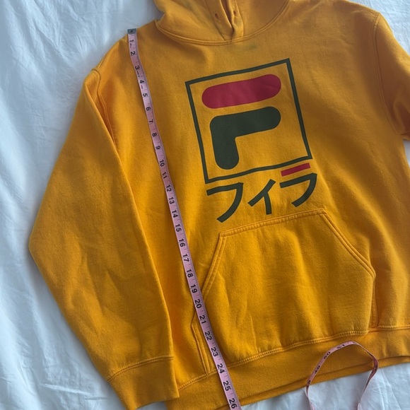 Urban Outfitter’s Exclusive M Yellow Fila Hoodie - Picture 7 of 12